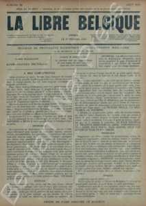 Eerste pagina voorbeeld