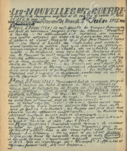 Eerste pagina voorbeeld