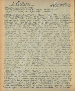 Eerste pagina voorbeeld