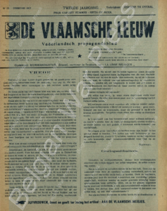 Eerste pagina voorbeeld