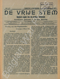 Eerste pagina voorbeeld