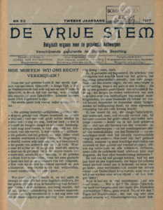 Eerste pagina voorbeeld