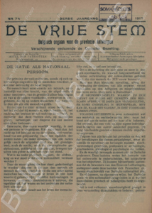 Eerste pagina voorbeeld