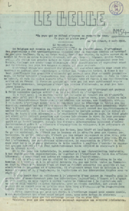 Eerste pagina voorbeeld