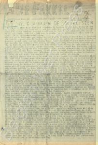 Eerste pagina voorbeeld