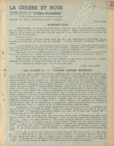 Eerste pagina voorbeeld