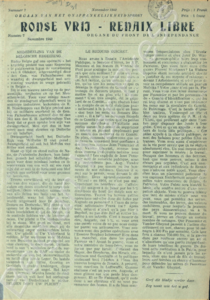 Eerste pagina voorbeeld