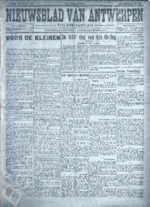 Eerste pagina voorbeeld