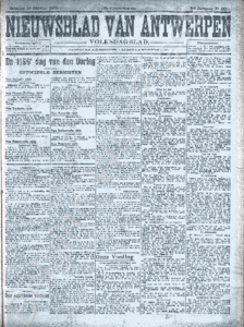 Eerste pagina voorbeeld