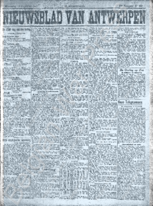 Eerste pagina voorbeeld