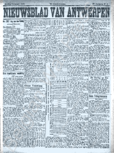 Eerste pagina voorbeeld