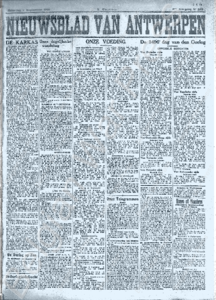 Eerste pagina voorbeeld