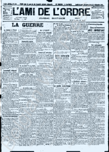 Eerste pagina voorbeeld