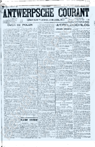 Eerste pagina voorbeeld