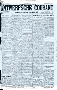 Eerste pagina voorbeeld