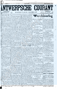 Eerste pagina voorbeeld