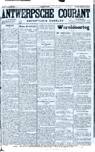 Eerste pagina voorbeeld