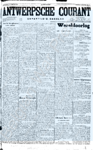 Eerste pagina voorbeeld