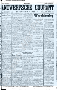 Eerste pagina voorbeeld