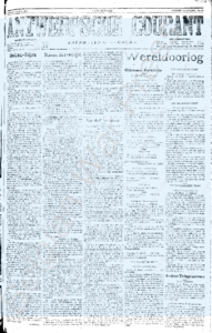 Eerste pagina voorbeeld