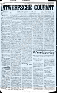 Eerste pagina voorbeeld