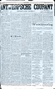 Eerste pagina voorbeeld