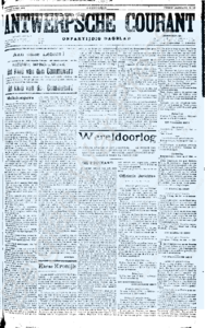 Eerste pagina voorbeeld