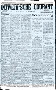 Eerste pagina voorbeeld