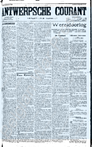 Eerste pagina voorbeeld