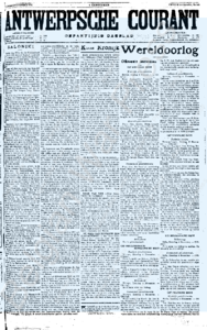 Eerste pagina voorbeeld
