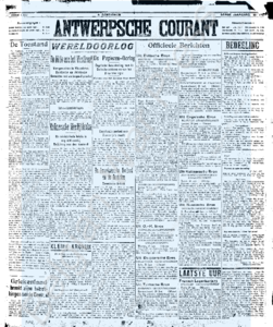 Eerste pagina voorbeeld