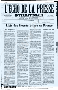 Eerste pagina voorbeeld