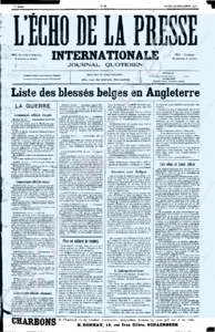 Eerste pagina voorbeeld