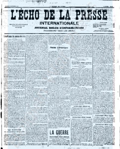 Eerste pagina voorbeeld