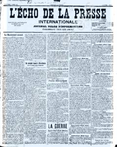 Eerste pagina voorbeeld