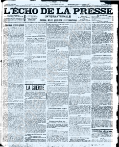 Eerste pagina voorbeeld