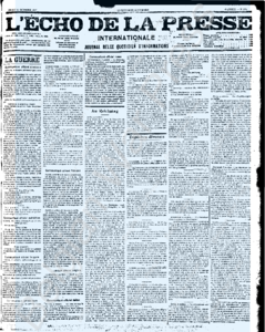 Eerste pagina voorbeeld