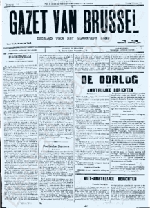 Eerste pagina voorbeeld