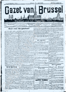 Eerste pagina voorbeeld