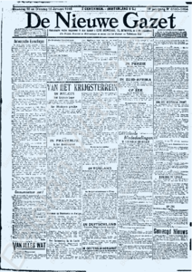 Eerste pagina voorbeeld