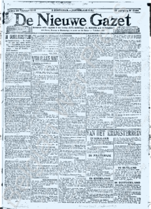 Eerste pagina voorbeeld