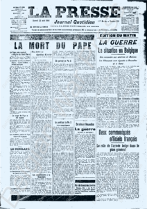 Eerste pagina voorbeeld