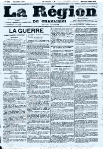 Eerste pagina voorbeeld