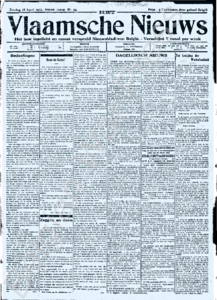 Eerste pagina voorbeeld