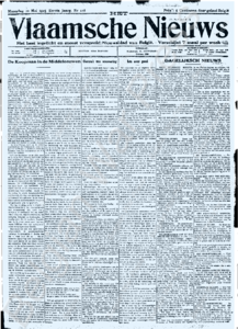 Eerste pagina voorbeeld
