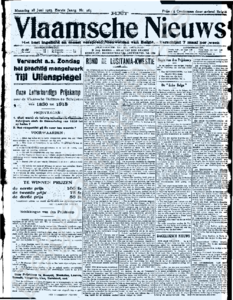 Eerste pagina voorbeeld