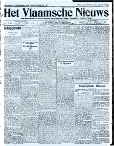 Eerste pagina voorbeeld