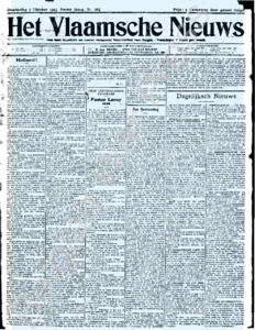 Eerste pagina voorbeeld