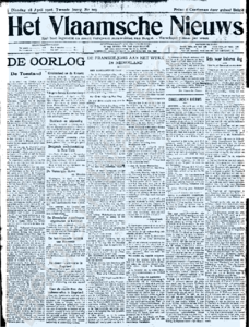 Eerste pagina voorbeeld