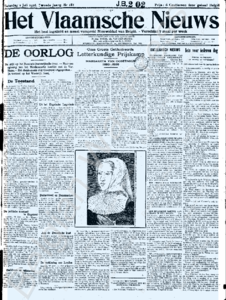 Eerste pagina voorbeeld